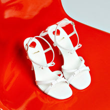 Load image into Gallery viewer, Brooks Sandal In White Patent Leather