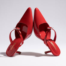 Load image into Gallery viewer, Daisy Pump In Scarlet Patent Leather