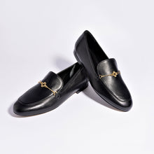 Load image into Gallery viewer, Katherine Loafer In Black Leather