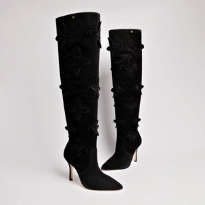 Julia Boot In Black Suede