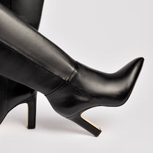 Load image into Gallery viewer, Cindy Hi Boot In Black Leather