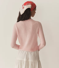 Load image into Gallery viewer, FREYA CASHMERE CARDIGAN -- ROSEWATER