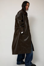 Load image into Gallery viewer, Façon Jacmin Manso Mackintosh Coat in Brown