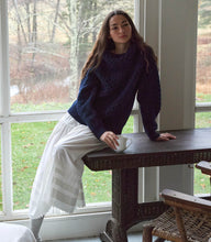 Load image into Gallery viewer, GILLIAN SWEATER -- NAVY