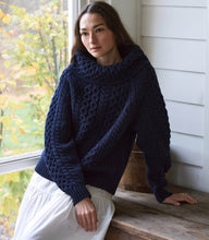 Load image into Gallery viewer, GILLIAN SWEATER -- NAVY