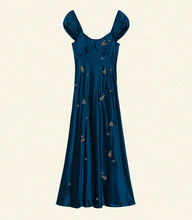 Load image into Gallery viewer, GWENDOLYN DRESS -- DEEP SAPPHIRE