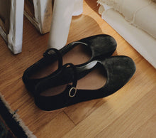 Load image into Gallery viewer, MARY JANE SLIPPER -- BLACK