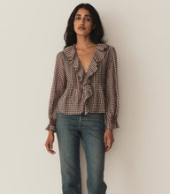 Load image into Gallery viewer, HARDY TOP -- DELPHINE PLAID