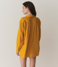 Load image into Gallery viewer, HAVA LINEN TOP -- SUNFLOWER