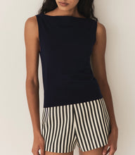 Load image into Gallery viewer, HONORE KNIT TANK -- DEEP NAVY