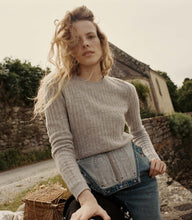 Load image into Gallery viewer, HYERES CASHMERE SWEATER -- RAINCLOUD