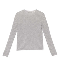 Load image into Gallery viewer, HYERES CASHMERE SWEATER -- RAINCLOUD