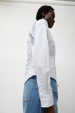 Load image into Gallery viewer, Heather Harlan Waisted Shirt in English Stripe