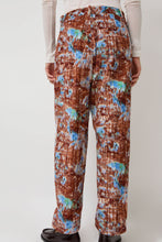 Load image into Gallery viewer, Henrik Vibskov Claus Pants in Brown Hay Field