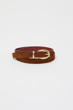 Load image into Gallery viewer, Herbert Frere Soeur La Frieda Belt in Choco Camp