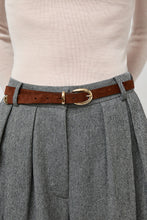 Load image into Gallery viewer, Herbert Frere Soeur La Frieda Belt in Choco Camp