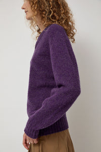 HOWLIN' Future Memories V Neck Sweater in Lavender