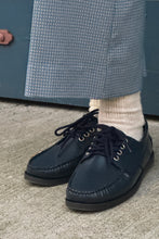 Load image into Gallery viewer, BAXTER BOAT SHOE | DEEP NAVY POLISHED LEATHER