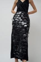 Load image into Gallery viewer, INSHADE Long Sequin Skirt in Black