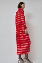 Load image into Gallery viewer, INSHADE Pleated Shirt Dress in Red and Pink Plaid