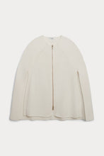 Load image into Gallery viewer, ALLEGRA ZIP-UP CASHMERE CAPE