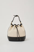 Load image into Gallery viewer, Il Bisonte Marini Bucket Bag in Natural and Black