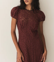 Load image into Gallery viewer, KATARINA DRESS -- BLACK CHERRY