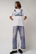 Load image into Gallery viewer, KSENIASCHNAIDER Augmented Jeans in White and Blue