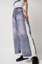 Load image into Gallery viewer, KSENIASCHNAIDER Augmented Jeans in White and Blue