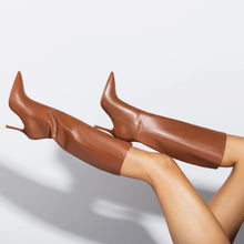 Load image into Gallery viewer, Kate Boot In Caramel Leather