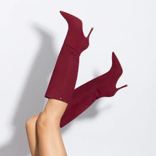 Load image into Gallery viewer, Kate Boot In Lipstick Red Suede