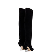 Load image into Gallery viewer, Kate Slouch Boot In Black Suede