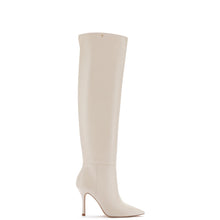 Load image into Gallery viewer, Kate Hi Boot In Ivory Leather