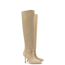 Load image into Gallery viewer, Kate Slouch Boot In Oyster Grey Suede