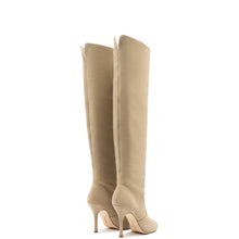 Load image into Gallery viewer, Kate Slouch Boot In Oyster Grey Suede