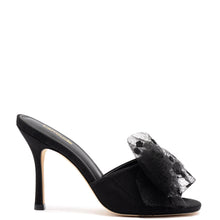 Load image into Gallery viewer, Elle Mule In Black Fabric