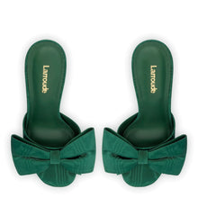 Load image into Gallery viewer, Elle Mule In Emerald Fabric