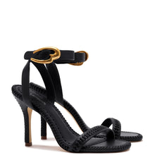 Load image into Gallery viewer, Verona Sandal In Black Leather