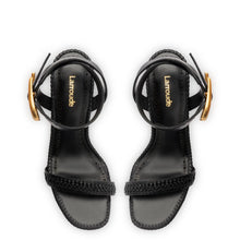 Load image into Gallery viewer, Verona Sandal In Black Leather