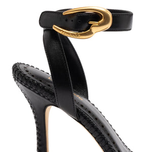 Verona Sandal In Black Leather