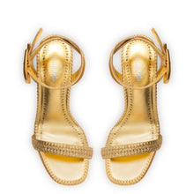 Load image into Gallery viewer, Verona Sandal In Gold Metallic Leather