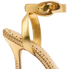 Load image into Gallery viewer, Verona Sandal In Gold Metallic Leather