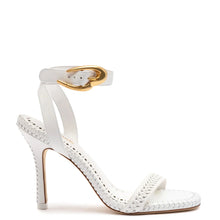 Load image into Gallery viewer, Verona Sandal In White Leather