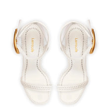 Load image into Gallery viewer, Verona Sandal In White Leather