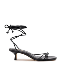 Load image into Gallery viewer, Sara Sandal In Black Leather