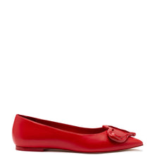 Load image into Gallery viewer, Lee Amore Flat In Scarlet Leather