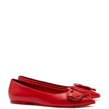 Load image into Gallery viewer, Lee Amore Flat In Scarlet Leather