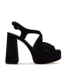 Load image into Gallery viewer, Bee Sandal In Black Suede