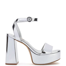 Load image into Gallery viewer, Dolly Sandal In Silver Specchio