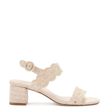 Load image into Gallery viewer, Florence Broderie Sandal In Natural Raffia